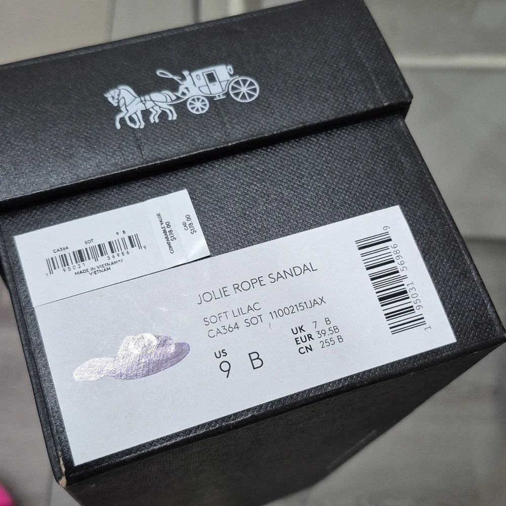 Coach Women's Purple Slide Sandals - Picture 7 of 10